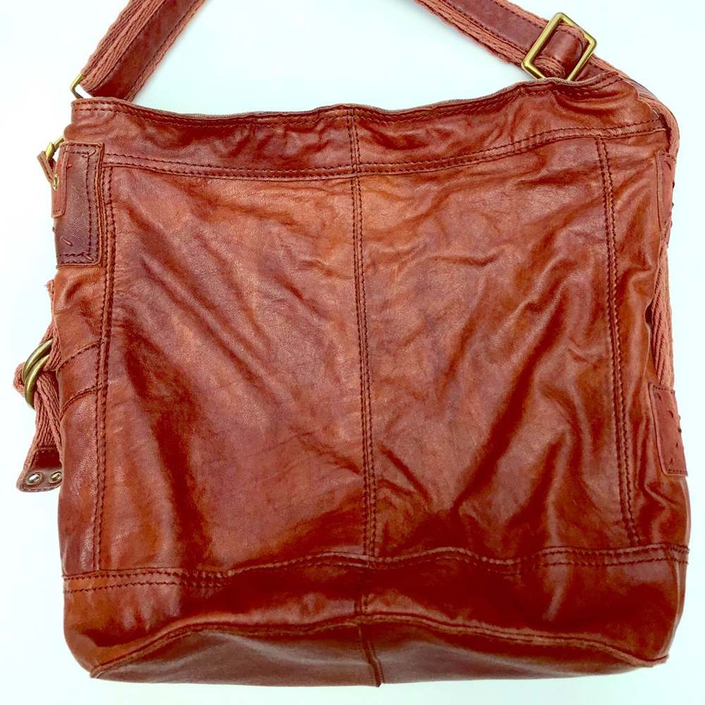 Lucky Large Leather Hobo/Shoulder bag EUC